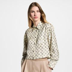 LOUIS VUITTON Cropped Buckle Up Shirt #387825