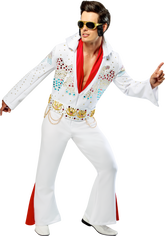 Adult Elvis Glasses with Sideburns