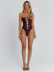 Melina One Piece Brown