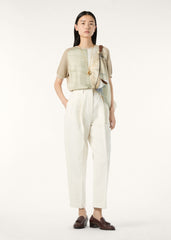 Loro Piana Maestrale Top Silk Burnt Sugar Vory Light Brown Jumpers #387740