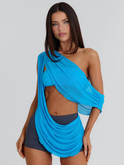 Sylvee Playsuit Blue
