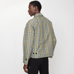 Burberry Reversible Check Cotton Jacket in Marsh #387488