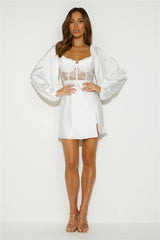 You'Re That Girl Mini Dress White