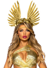 Leg Avenue A2906 Goddess Floral and Feather Headband