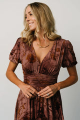 Leslie Velvet Maxi Dress | Dusty Clove