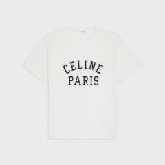 Celine Men's And Women's Summer Fashion Casual Crew Neck Pullover Letter Print Pattern Short Sleeve T-Shirt #79274