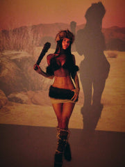 Cavewoman Micro Mini Skirt Brown