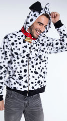 Men's Dalmatian Hoodie Costume - Image 2