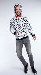 Men's Dalmatian Hoodie Costume - Image 3