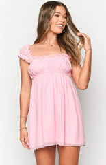 Dasies Pink Mini Dress