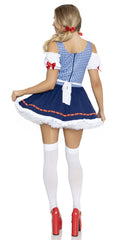 Oktoberfest Cutie Gingham Apron Dress - Image 3