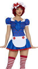 Darling Rag Doll Apron Dress Costume Set - Image 1