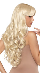 25 Inch Wavy Curtain Bang Wig - Image 2