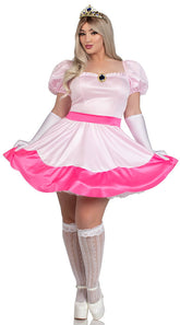 Plus Size Princess Peach Costume - Image 1