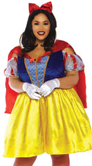 Plus Size Fairy Tale Snow White Costume - Image 1