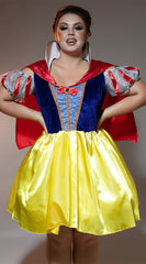 Plus Size Fairy Tale Snow White Costume - Image 3