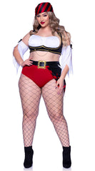 Plus Size Wicked Pirate Wench Costume - Image 2