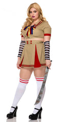 Plus Size ROBOTIC DOLL KILLER Costume - Image 4