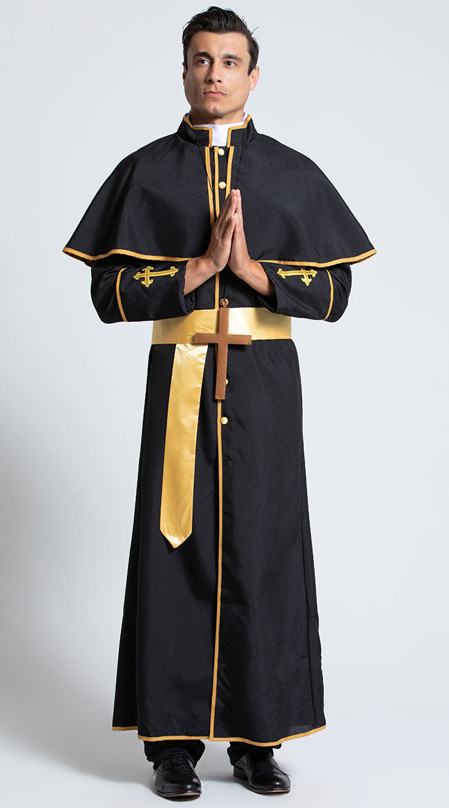 Men's Deluxe Priest Costume - Image 1