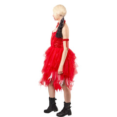 Adult Suicide Squad 2 Harley Quinn Red Dress Costume