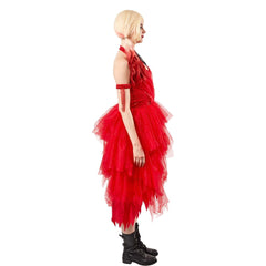 Adult Suicide Squad 2 Harley Quinn Red Dress Costume