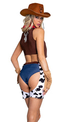 Playboy Cowgirl Ranch Babe Costume - Image 3
