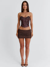 Monty Mini Skirt Bronze