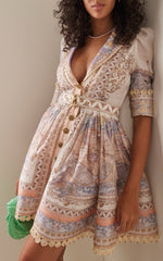 Zimmermann High Tide Mini Shirt Dress