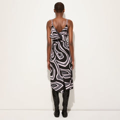 PUCCI Labirinto Print Asymmetrical Dress #385799