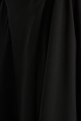 Mirel | Black Halter-Neck Midi Dress