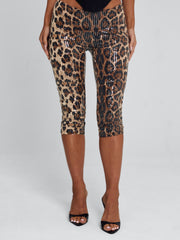 Eira Capri Pant Leopard Sequin