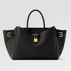 Louis Vuitton Vendôme Medium Handbag Vendome M26501 Brown M26338 Black Chip Monogram Engraved Padlock Fashionable Modern Clutch Tote Crossbody Bag #195566