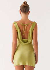 Tiegan Mini Dress - Lime