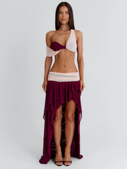 Jadai Maxi Skirt Wine
