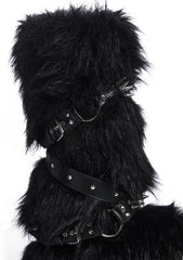 Wild Instincts Faux Fur Boots - Black