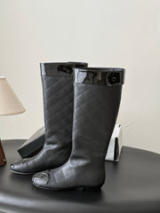 Chanel Vintage Mid-calf Boots #395429