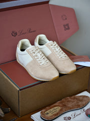 Loro Piana Fast Walk Sneaker Microfibre Autunno White Oak Low Top #393900
