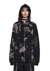 Vile Voorhees Mask Zip-Up Hoodie