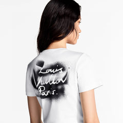 Louis Vuitton Spray-painted Effect Crop Top #386076