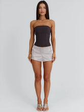 Chaya Corset Top Brown