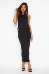 My Style Midi Skirt Black