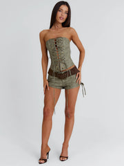 Lunexa Top Khaki
