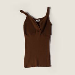 MiuMiu Astro Cotton Knit Top #381973