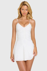 Modal Mini Dress In Coconut