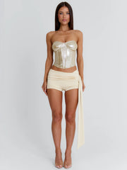Ania Corset Top Gold