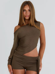 Lilah Playsuit Khaki