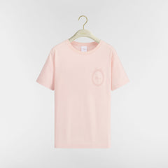 DIOR Fitted Dior Médaillon Embroidered T-shirt Blue Cotton Jersey #387300