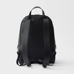 Prada Saffiano Classic Minimalist Business Backpack Printed Triangle Badge Adjustable Leather Shoulder Straps Two Way Zipper Closure Backpack Bag Bags 2VZ102_9Z2_F0002_V_DOO #79175