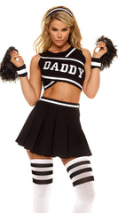 Daddy's Girl Sexy Cheerleader Costume - Image 3