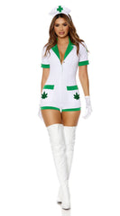 Perfect Prescription Sexy Herbal Nurse Costume - Image 2
